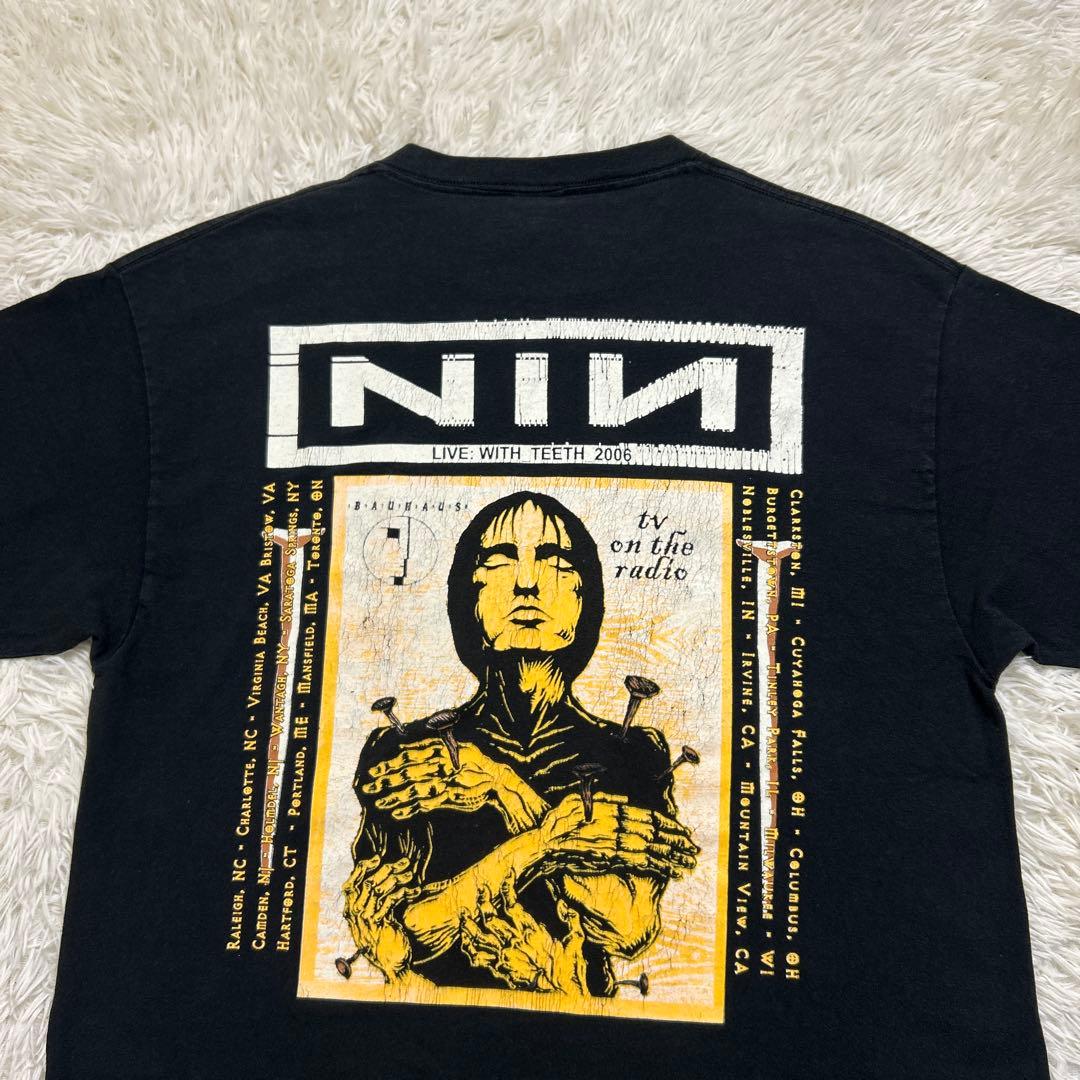 00s NINE INCH NAILS with teeth Tシャツ L