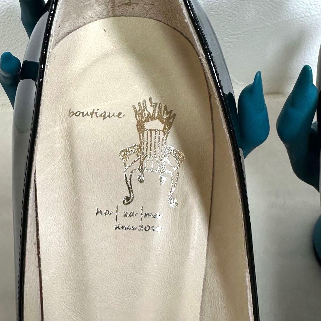 【新品未使用】hazama 惹きずり込まれる運命のヒールパンプス 24.5cm