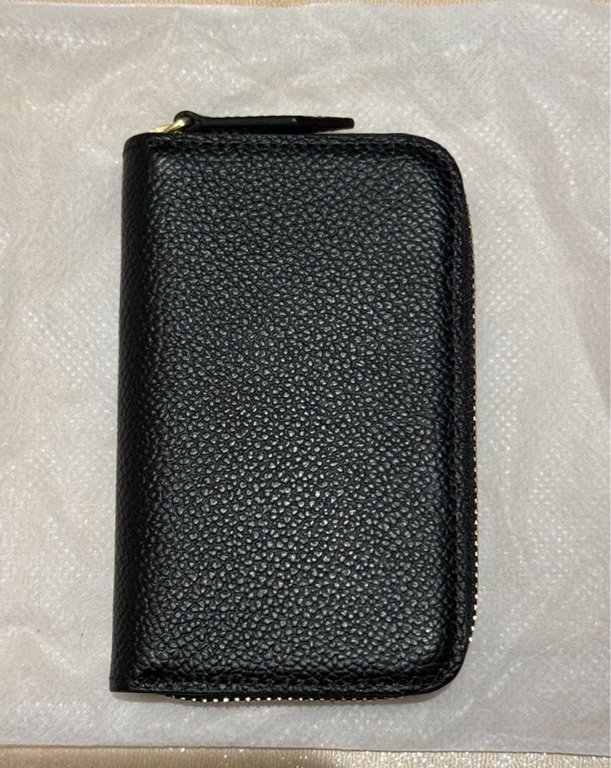 HushTug ハッシュタグ スマートウォレット ケース 現行モデル ピュアシュリンクレザー スマートウォレット ブラック – HushTug