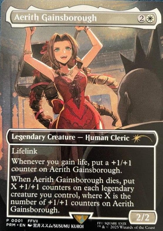 RCプロモ エアリス・ゲインズブール/Aerith Gainsborough MTG エアリス・ゲインズブール 英語版 プロモ - メルカリ