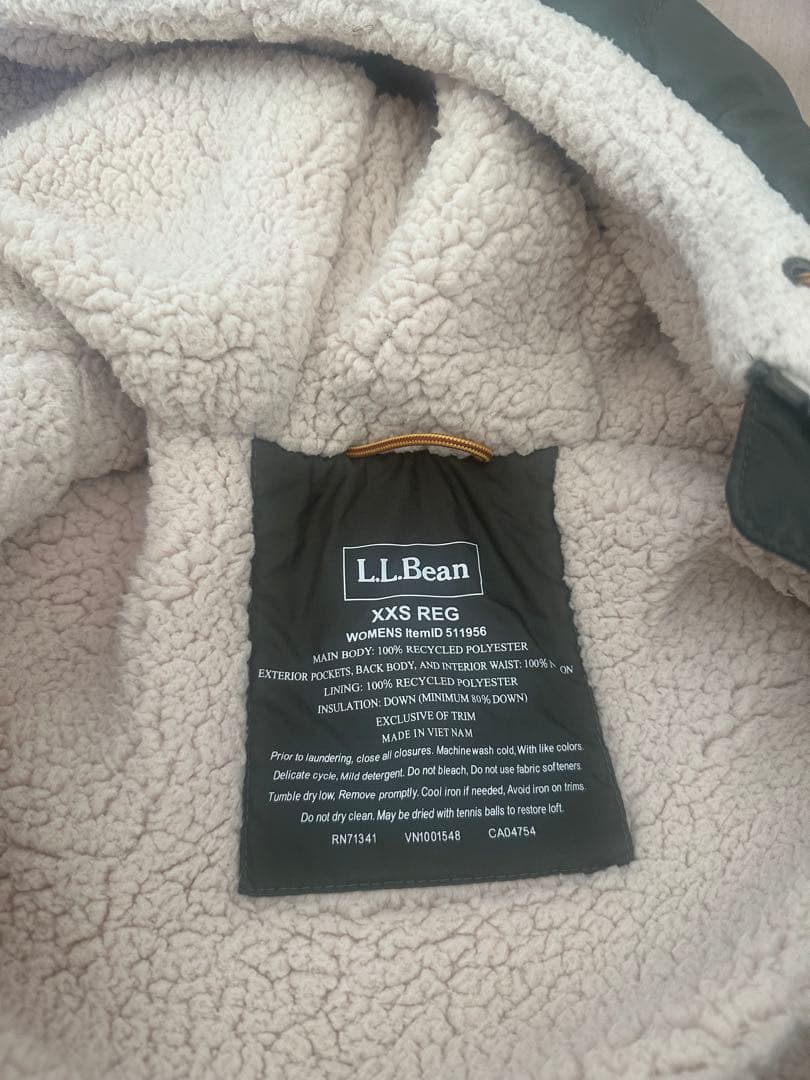 L.L.BEAN　マウンテンクラシックダウン　シェルパラインド