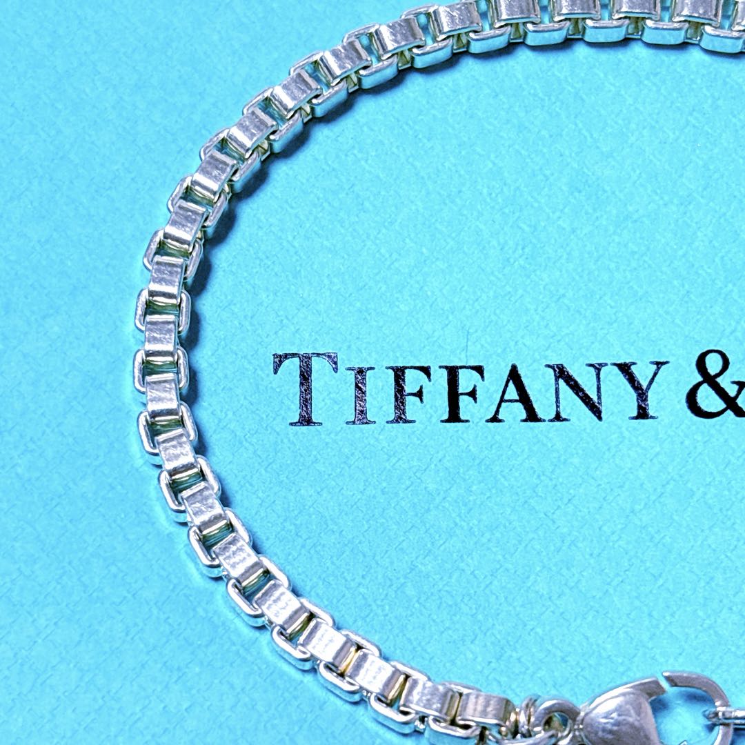 【美品】18.7cm ティファニー ベネチアン ブレスレット シルバー925