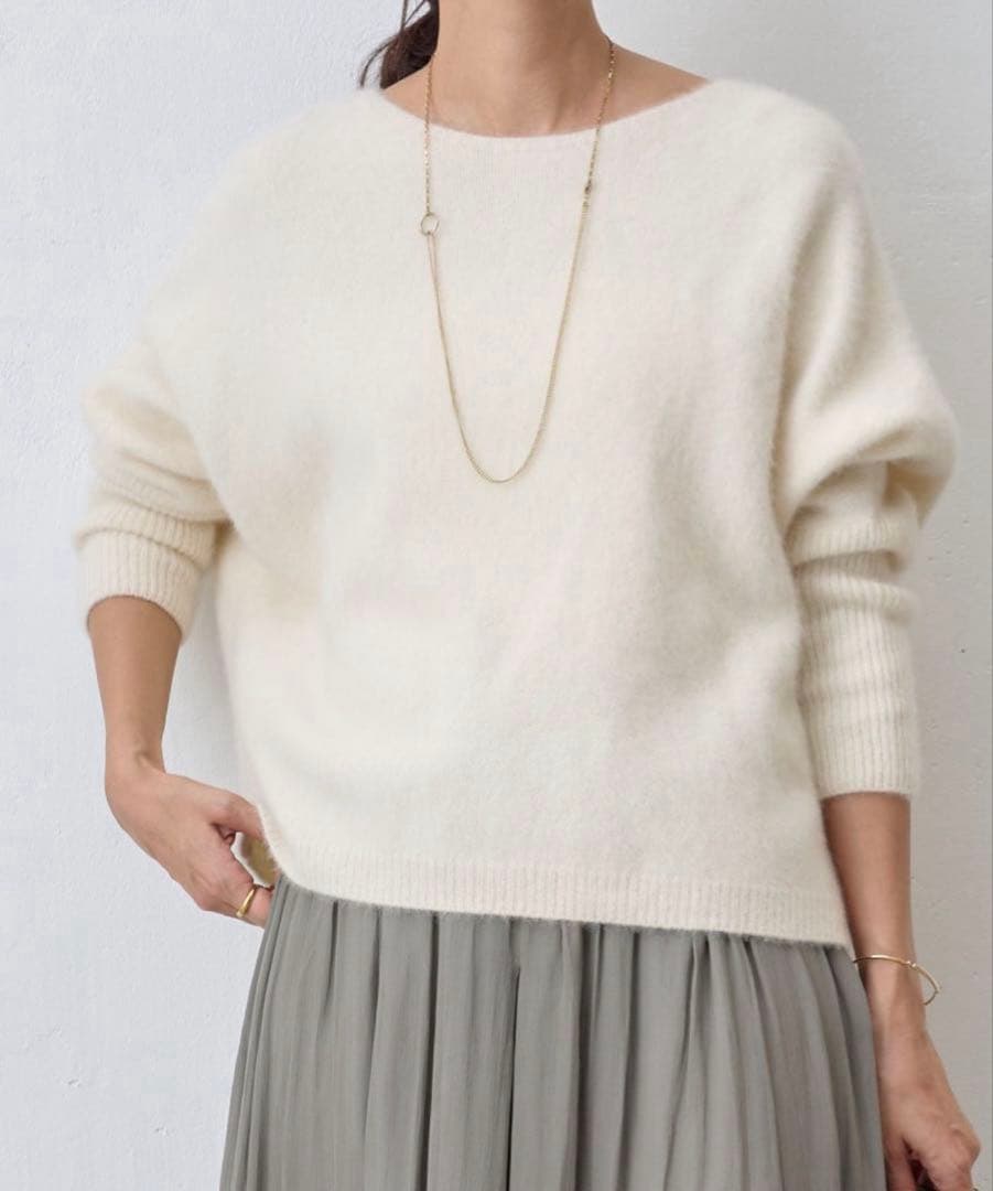 24SS美品】BEARDSLEY FOXウール後ろボタンニット アイボリー - メルカリ