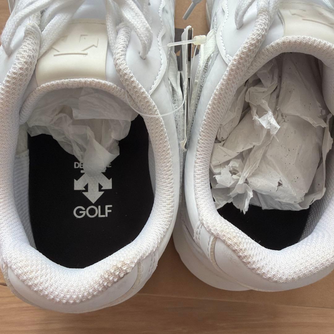 新品 デサントゴルフシューズ 26.5cm ホワイト