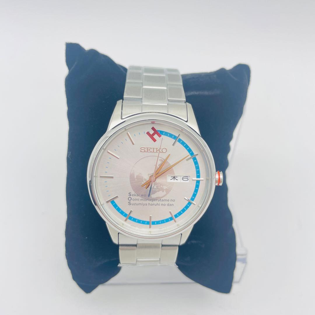 【新品　限定品】SEIKO×涼宮ハルヒ 20周年 時計 早期特典タペストリー付