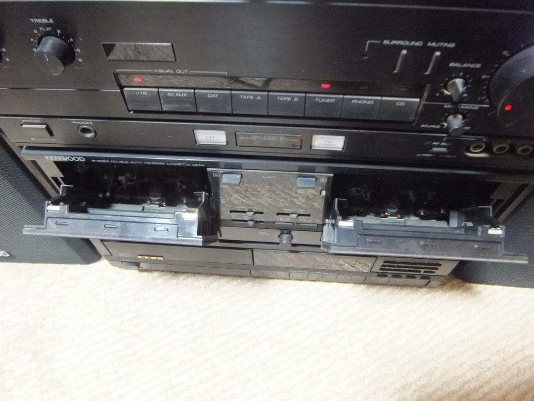 引き取り限定】KENWOOD ROXY DG3 システムコンポ 中古 - メルカリ