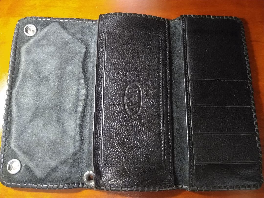 A＆G Cross Design Long Leather Wallet希少品☆ - メルカリ
