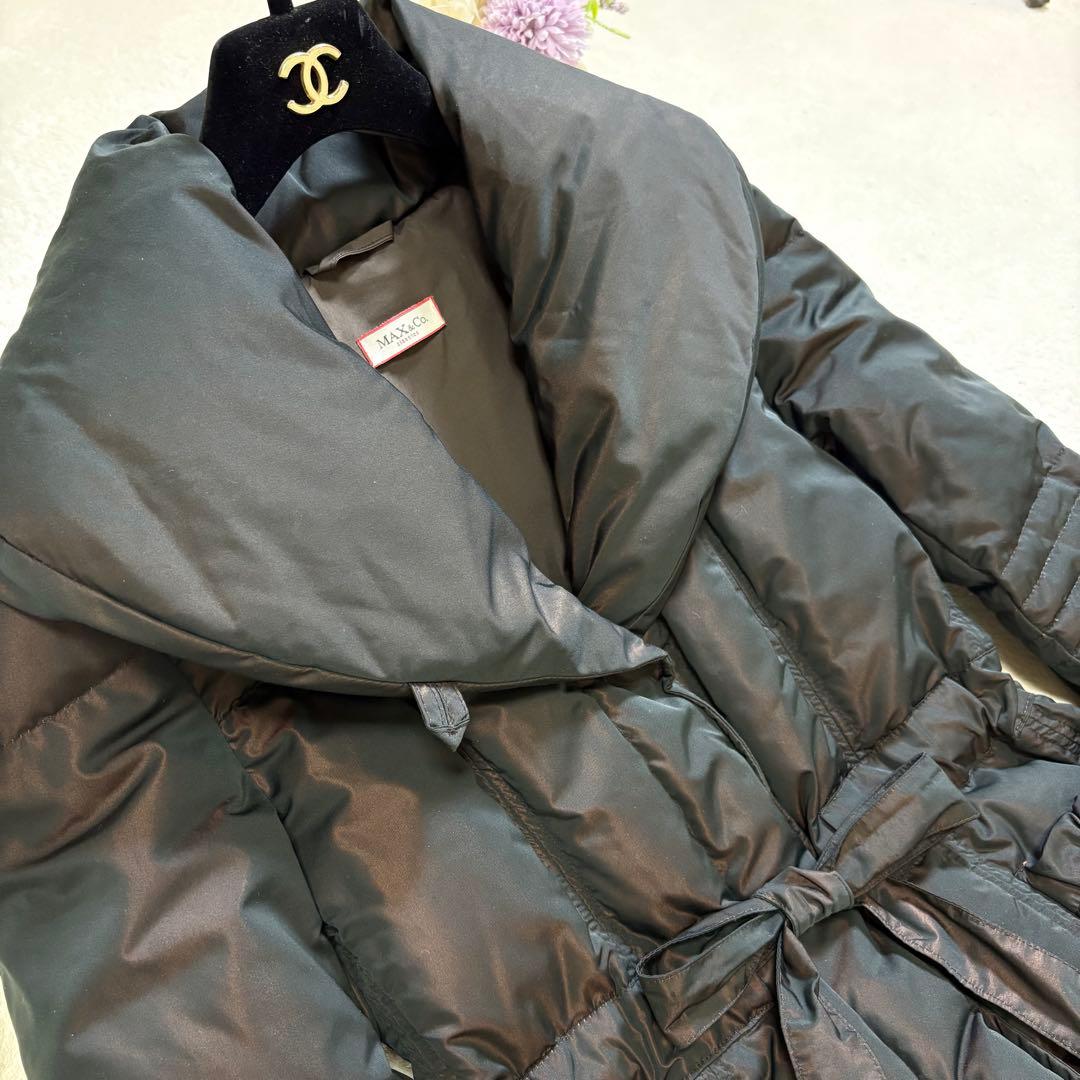 Max&Co マックスマーラ ハーフダウンコート シャイニングカラー 38