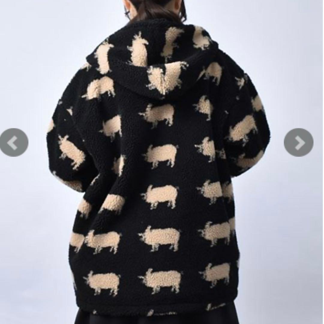 《新品》ドラッグストアーズ　ならびブタ ボア ジャケット