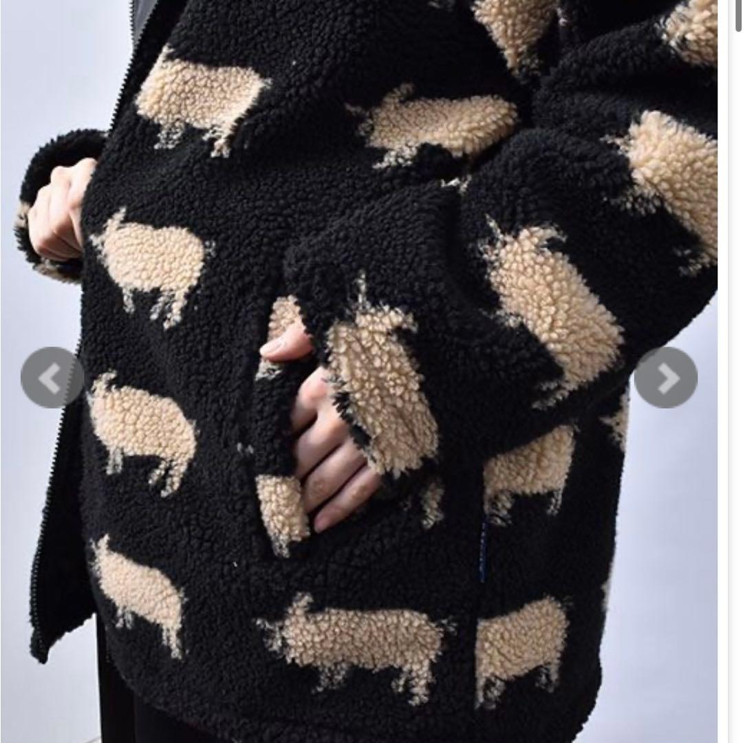 《新品》ドラッグストアーズ　ならびブタ ボア ジャケット