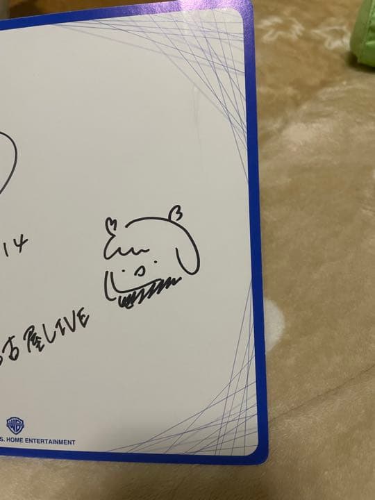 鹿乃 Alstroemeria東名阪ライブ サイン色紙