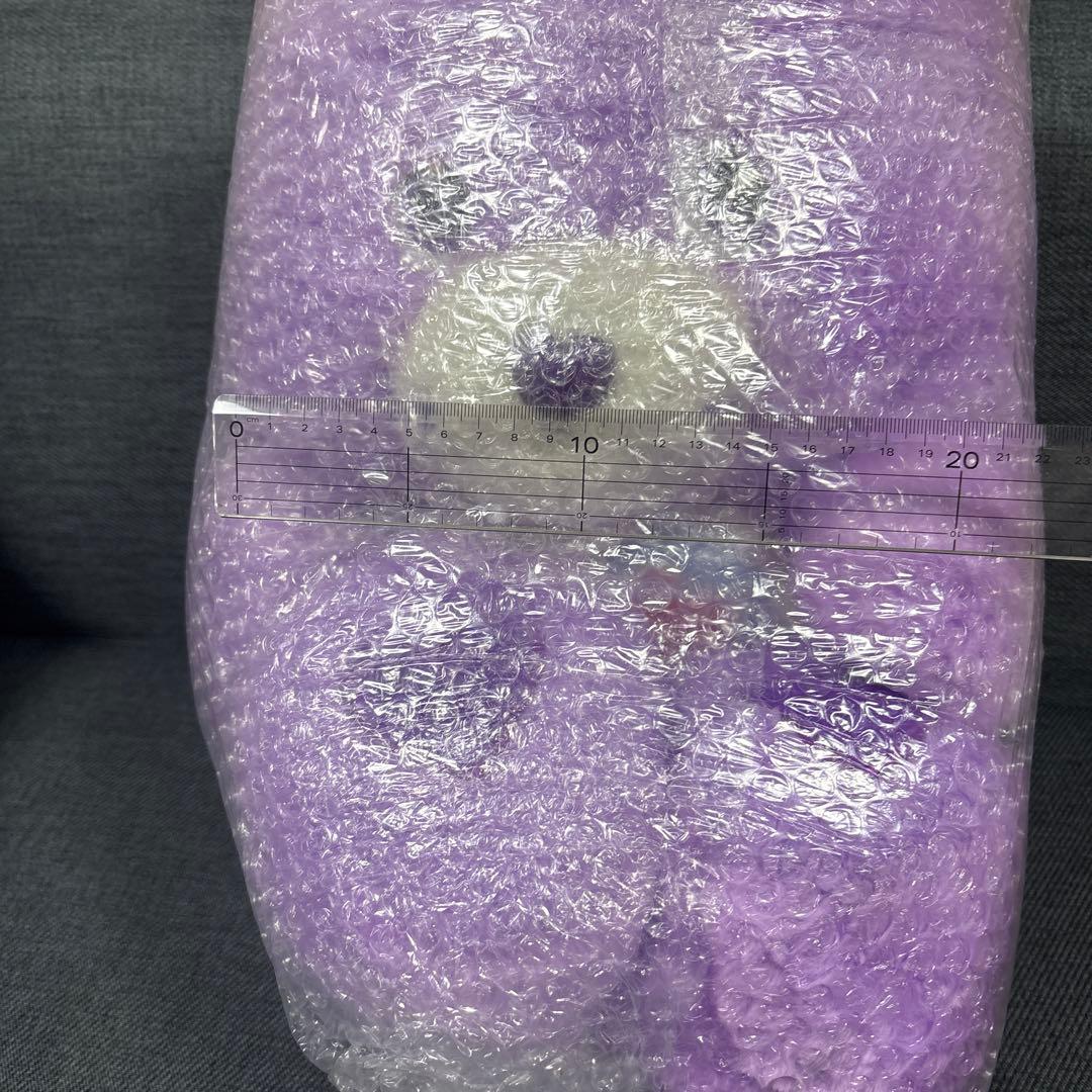 ケアベア　シェアベア　ジャンボ　ぬいぐるみ　むらさき　大きい