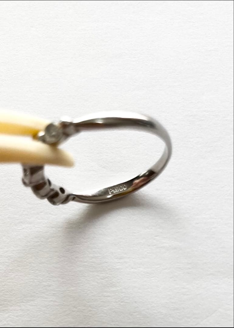 Pt900 ダイヤ ５石 0.5ct リング　指輪