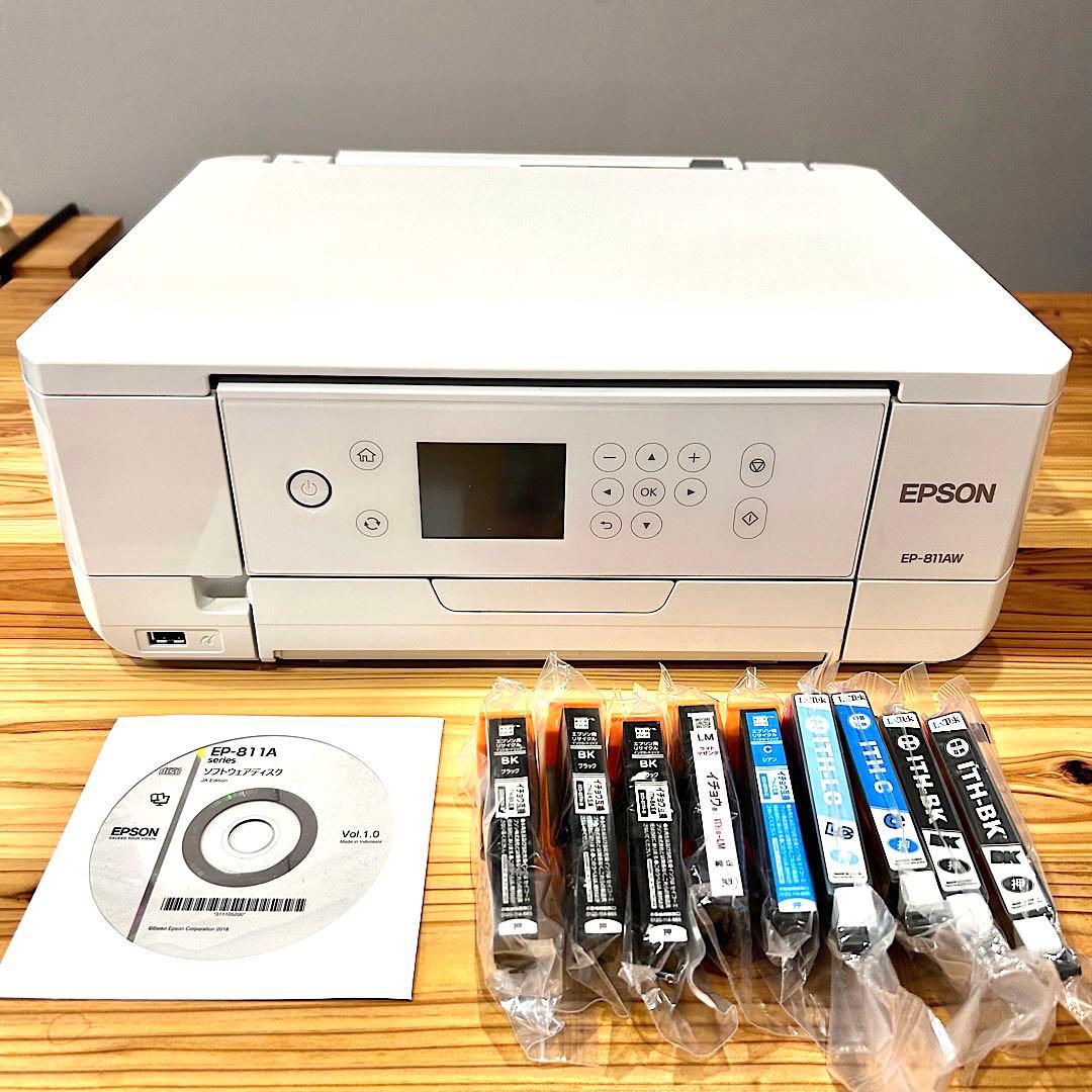 EPSON プリンター EP-811aw ジャンク品 ホワイト インクジェット Yahoo!オークション -「?811」(エプソン) (複合機)の落札相場・落札価格