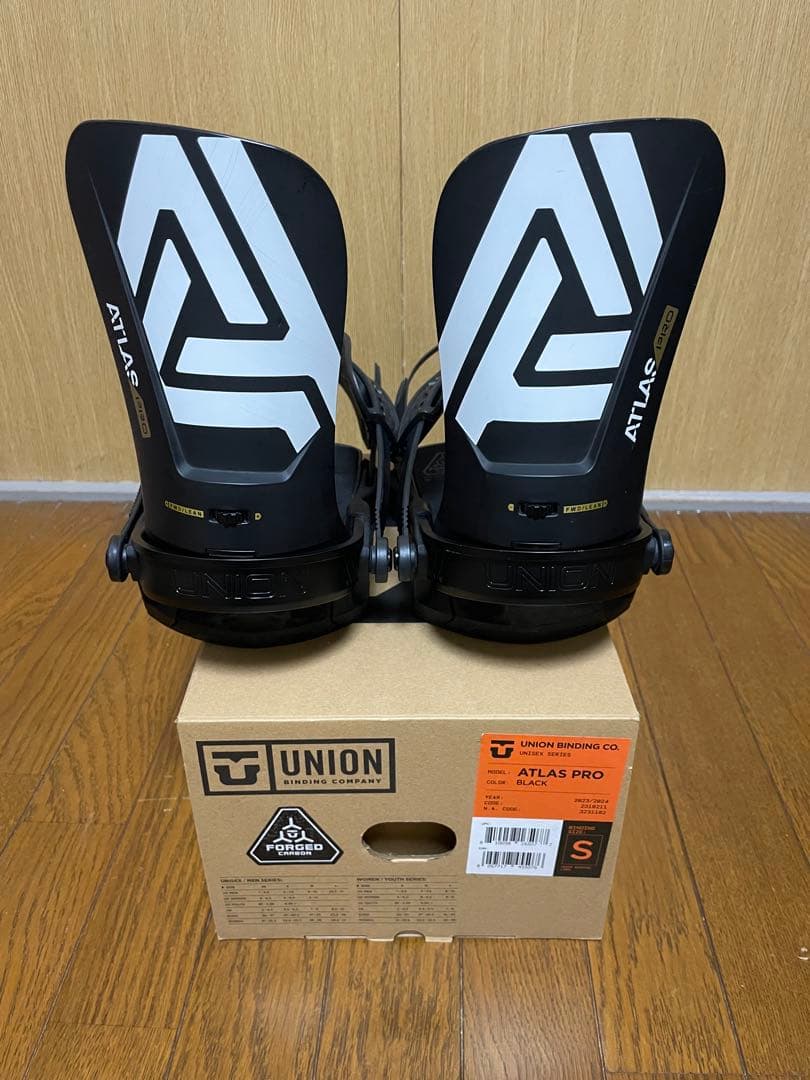 UNION ATLAS PRO ビンディング S ブラック23／24モデル UNION BINDING UNION BINDINGS ATLAS PRO 2023-2024 / ユニオン