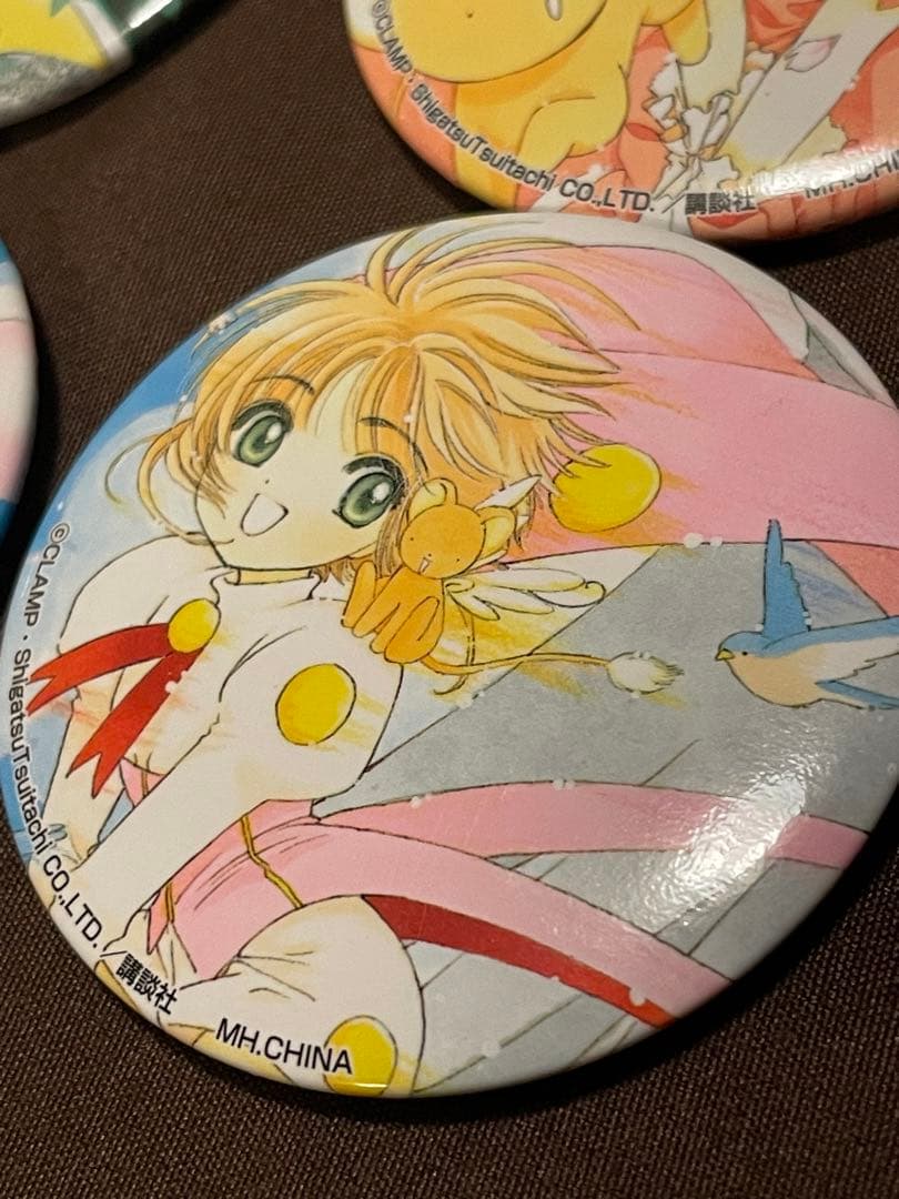 カードキャプターさくら フォーチュンバッジ 木之本桜　大道寺知世 缶バッジ