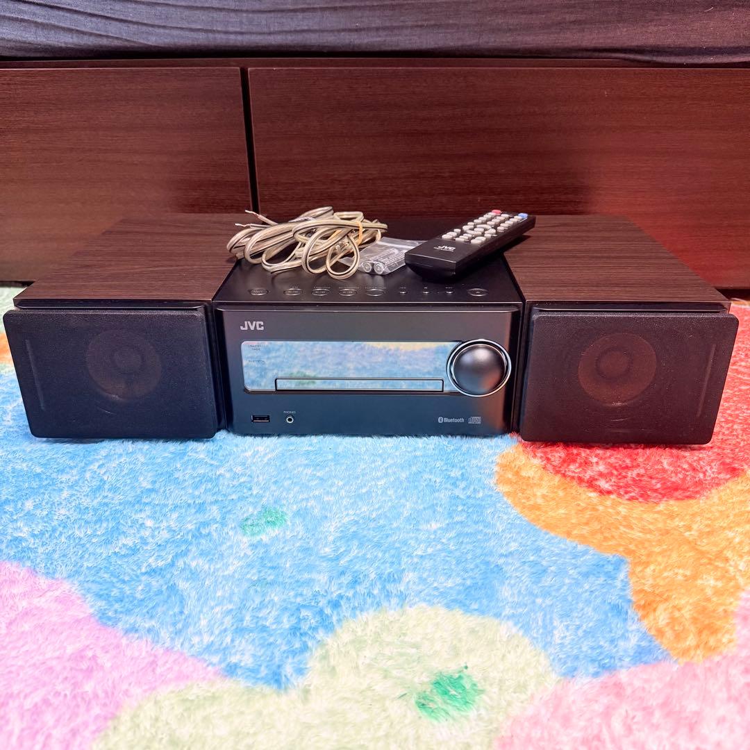 JVC ミニコンポ ウッドコーンスピーカー付き CA-EXS5 新古品 - メルカリ