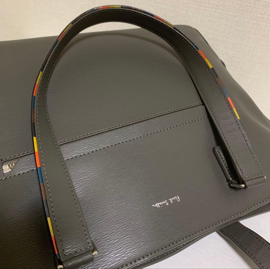 美品 ポールスミス クラシック エンボスレザー トートバッグ - メルカリ