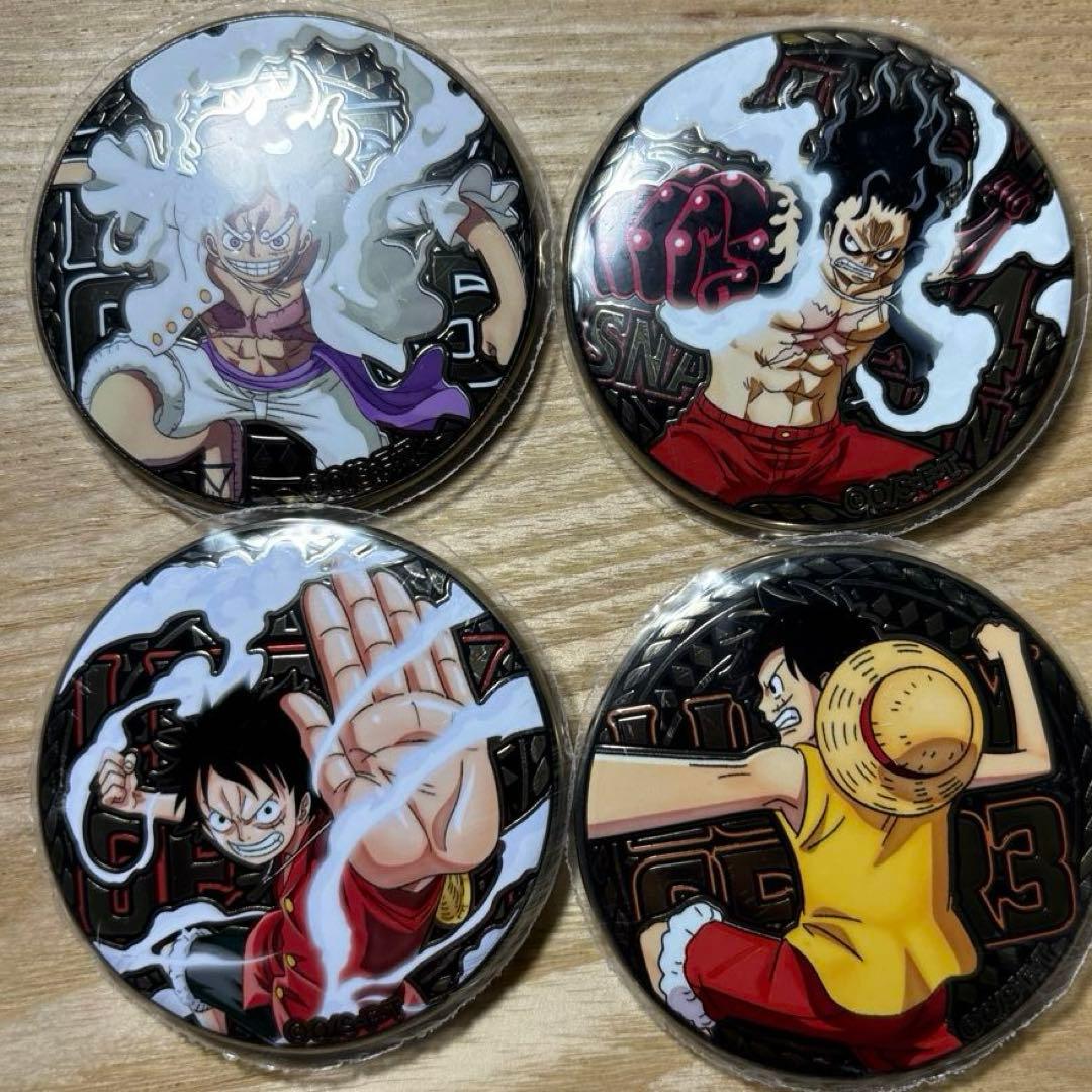 ワンピース】2024ライバルズ メタル缶バッジ ルフィ7種セット - メルカリ