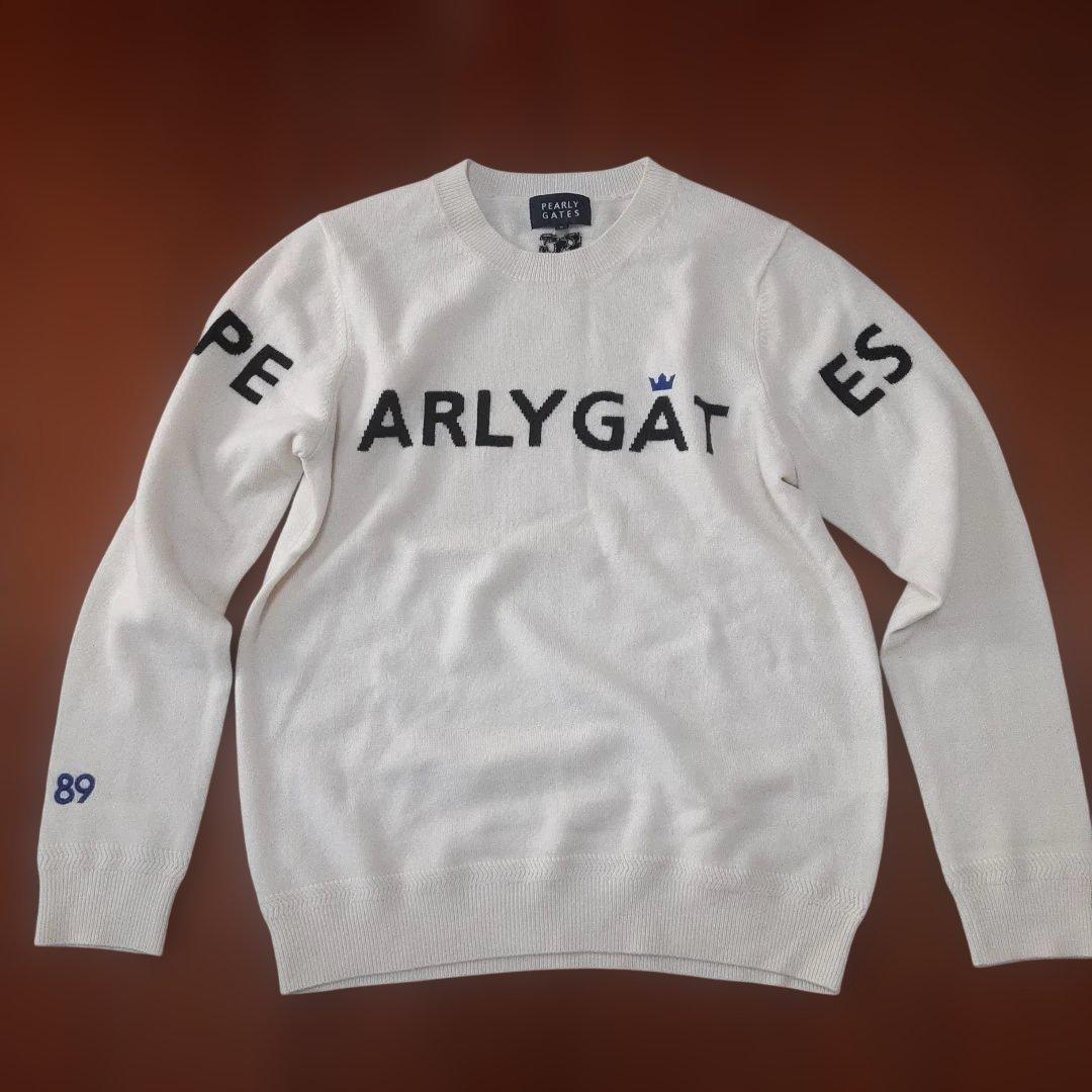 美品　PEARLY GATES ロゴ入り　レディース　カシミヤセーター０ stst-used_1-240101550043