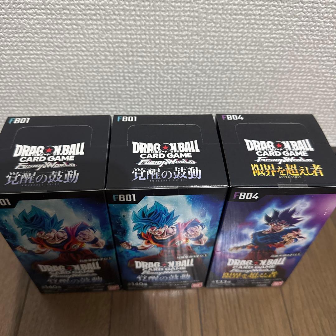 ドラゴンボールスーパーカードゲーム 覚醒の鼓動 2box限界を超えし者 1Box