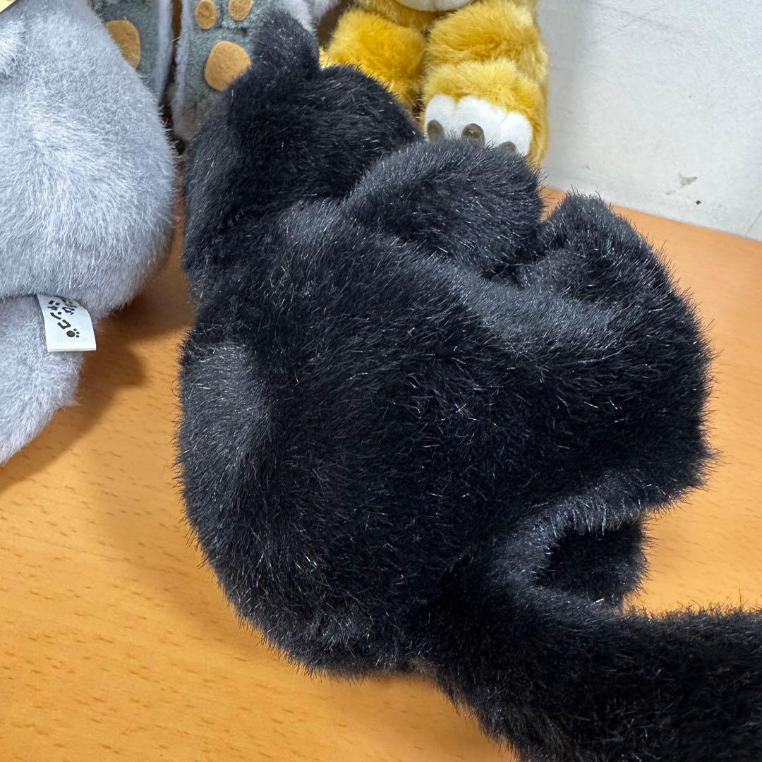 レア レトロ 非売品 おころびニャンコ 猫 ネコ ぬいぐるみ 全4種