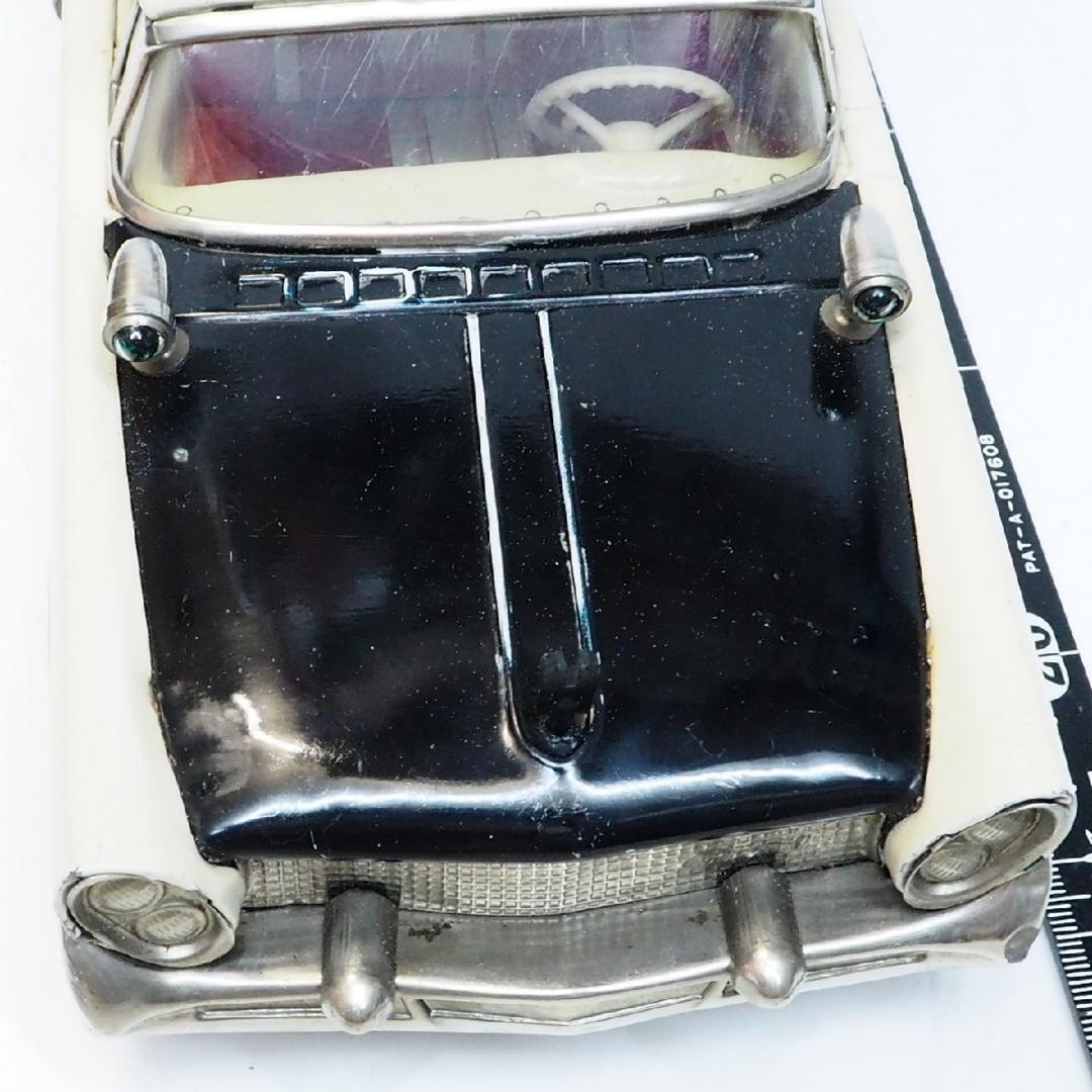 萬代屋【リンカーン コンチネンタル パトカー大】ブリキtin toy car箱無