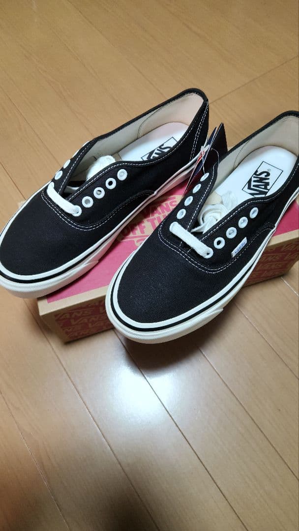美品VANS オーセンティック 44DX アナハイム ブラック 27.0 VANS AUTHENTIC 44 DX LEATHER (Anaheim Factory) / BLACK | VANS