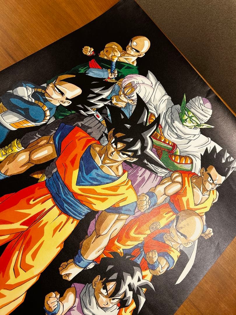 稀少品】ドラゴンボール 鳥山明 ポスター B2サイズ ジャンプ展限定 B