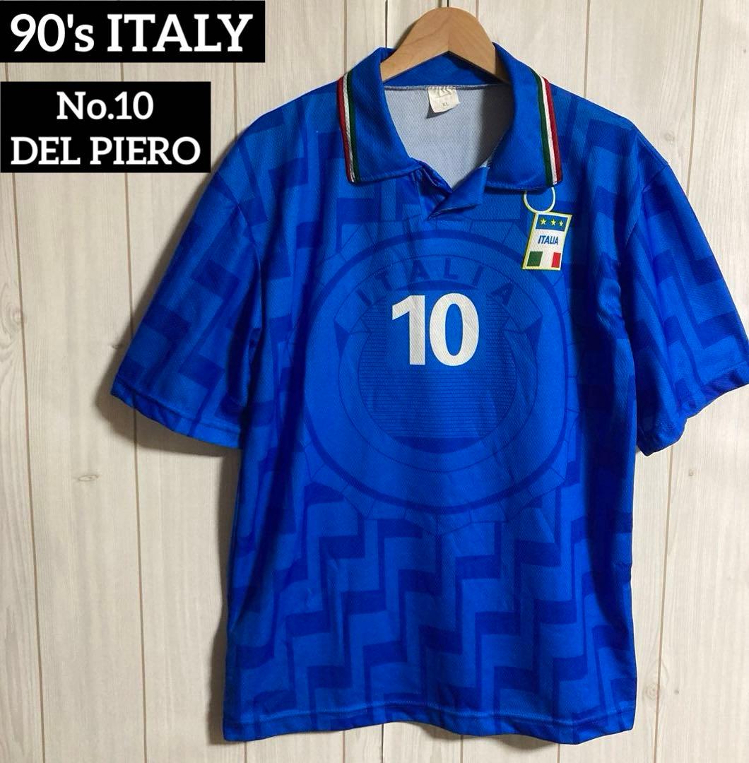 希少90sイタリア代表デルピエロSPモデル10番サッカーゲームシャツユニフォーム イタリア代表90年代ユニ | オッサンゴレイロ・シゲオのブログ