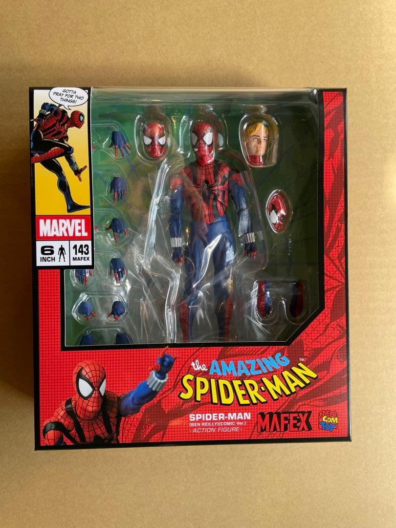 アメコミ MAFEX SPIDER-MAN BEN REILLY COMIC Ver. d In Stock CT Toys MAFEX No.143 SPIDER-MAN Ben Reilly Comic Ver. 6in