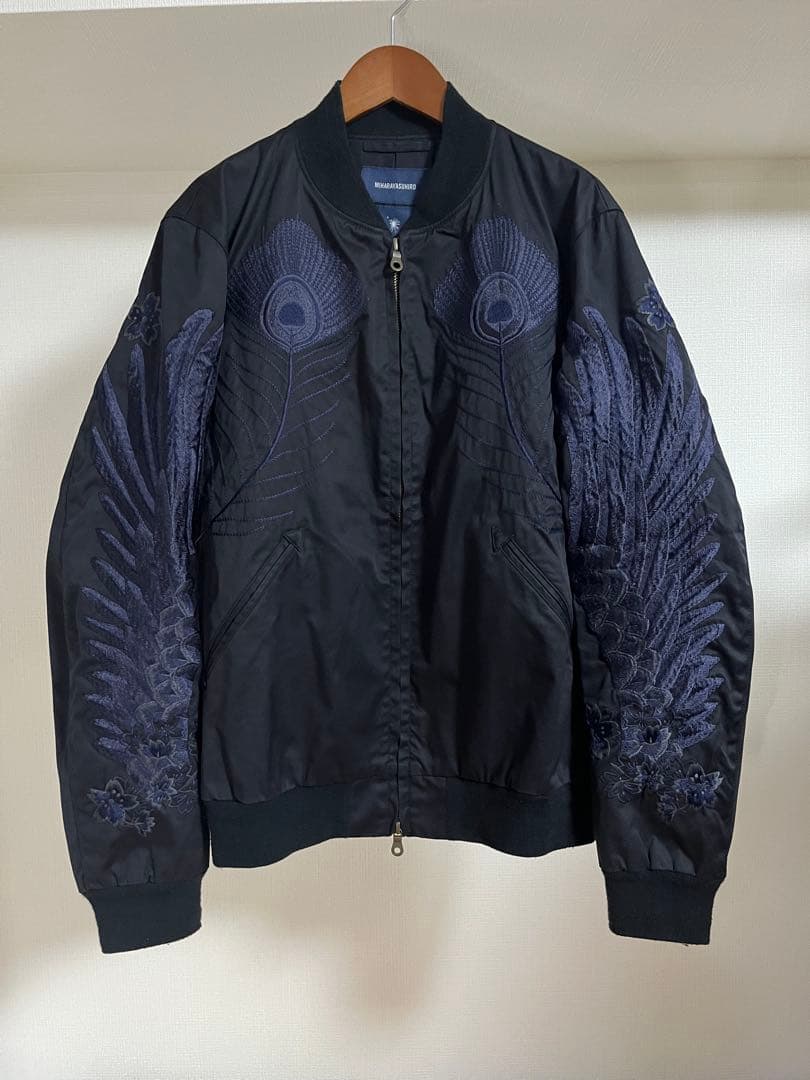 s*r様 名作　ミハラヤスヒロ　ブルゾン　スカジャン　MA-1 刺繍　不死鳥 名作 ミハラヤスヒロ ブルゾン スカジャン MA-1 刺繍 不死鳥 - メルカリ