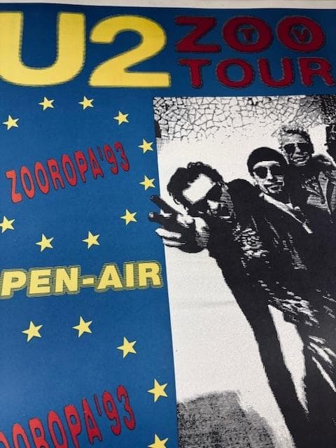 額装品/ZOO TV Tour/U2/ユーツー/アート/ポスター/インテリア