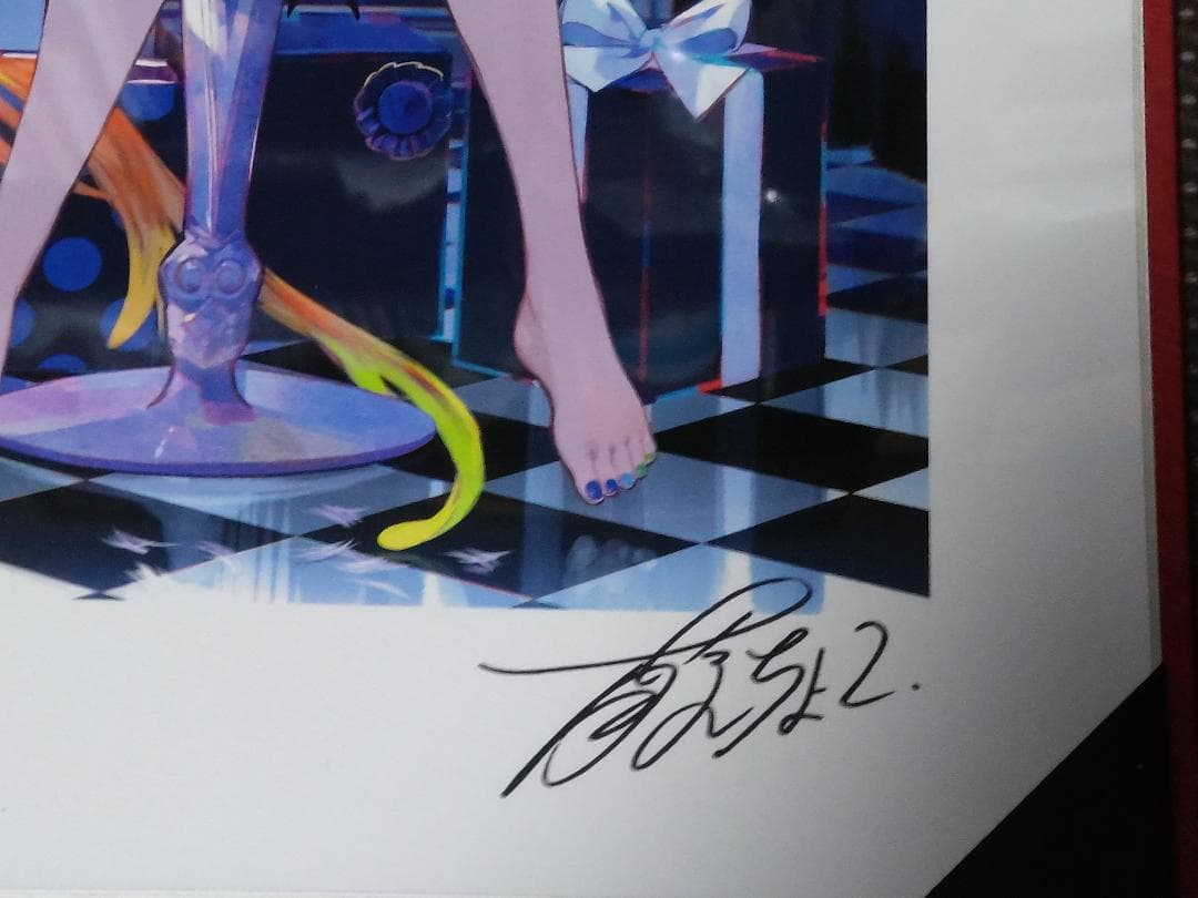 藤ちょこ画集発売記念作品展 「彩幻境」 直筆サイン入りアートグラフ