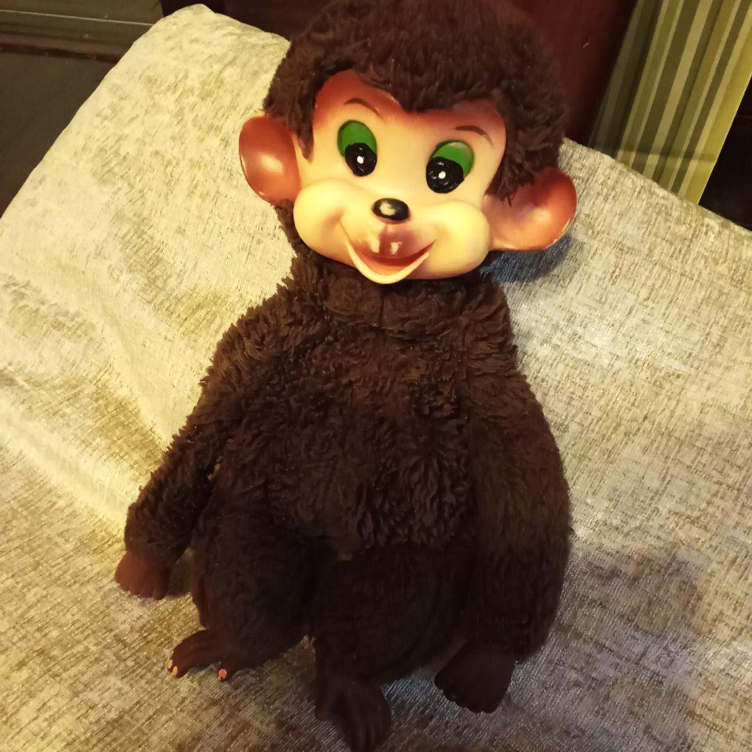 昭和レトロ ヴィンテージ セキグチ製 くたくたモンキーラブラブ サル