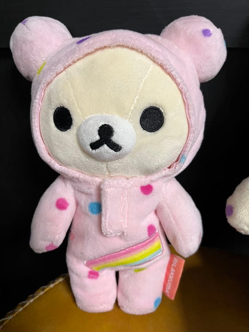 リラックマ　ハッピーレインボー　あつめてぬいぐるみ　コリラックマ　キイロイトリ