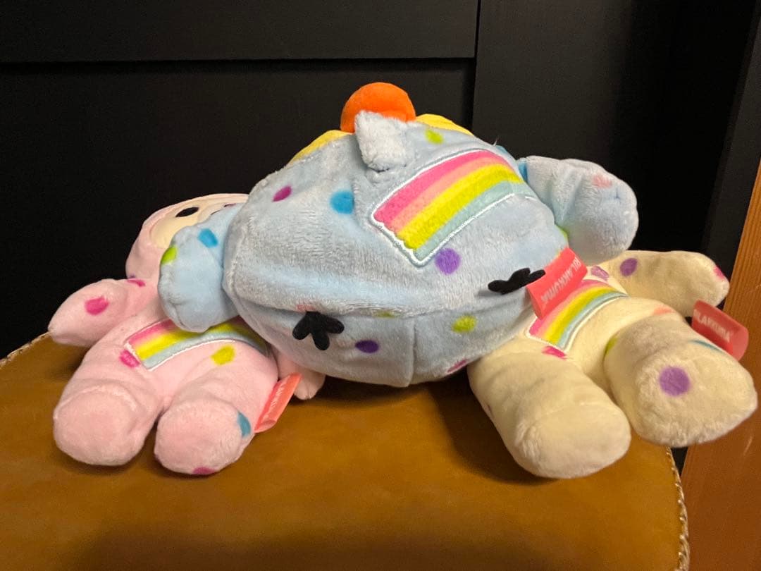 リラックマ　ハッピーレインボー　あつめてぬいぐるみ　コリラックマ　キイロイトリ