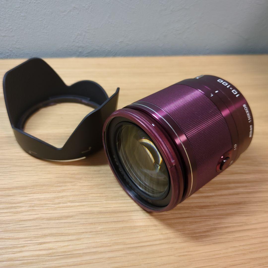 レンズ(ズーム) Nikon Nikkor 1 VR 10-100mm f4-5.6 #0290 1 NIKKOR ニコン 交換レンズ Nikon VR 10-100mm f/4-5.6 ブラック 中古