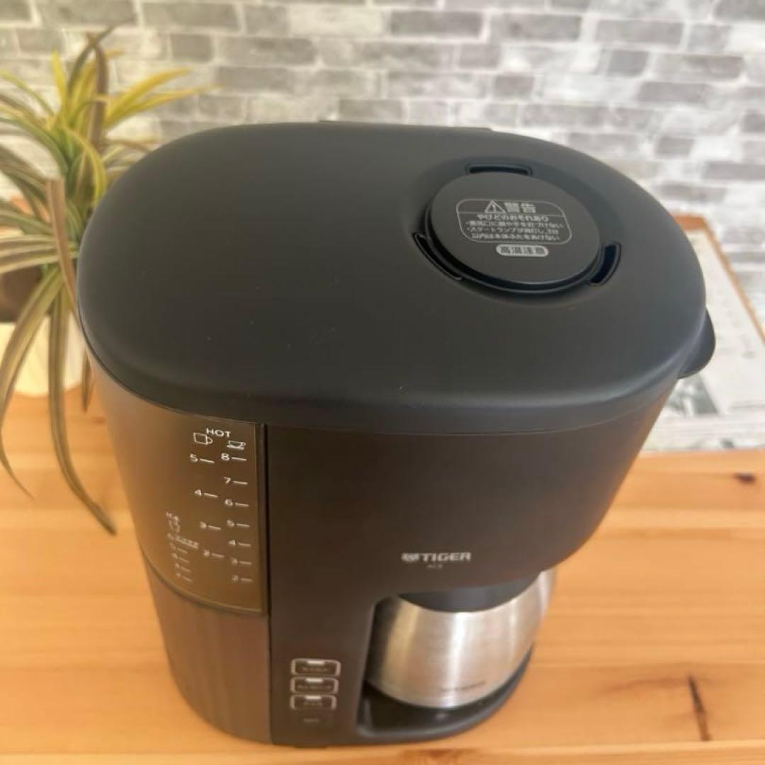 TIGER 魔法瓶 ブラック ドリップ コーヒーメーカー 保温 アイスの通販