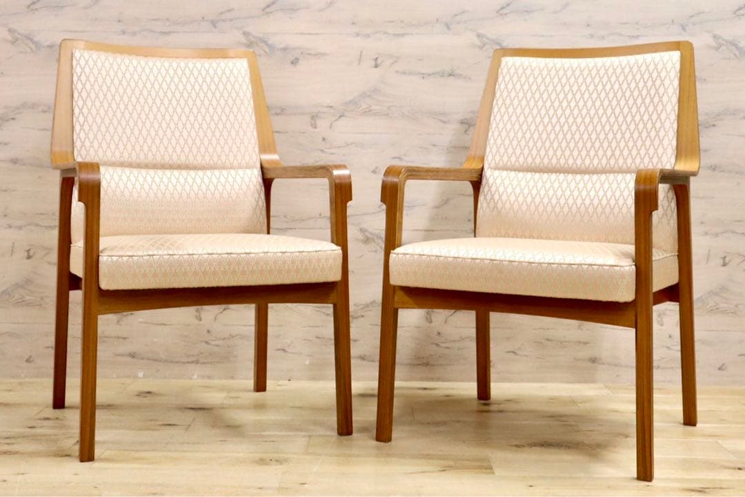 GMIK327C○天童木工 / Tendo アームチェア ダイニングチェア 2脚 GMIK327C○天童木工 / Tendo アームチェア ダイニングチェア 2脚