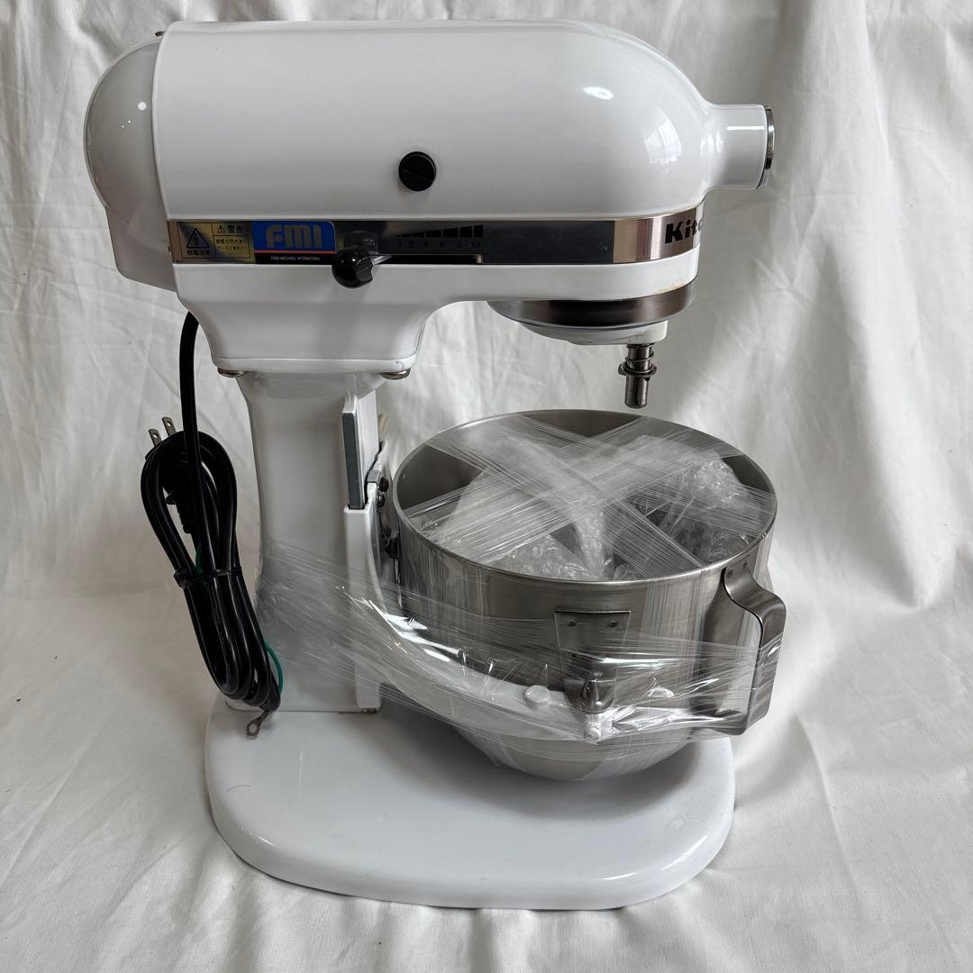 美品 KitchenAid スタンドミキサー ホワイト ＫＳＭ５ キッチンエイド KSM5.5WH 1台 : 道具・機械 | スモールビジネスのため