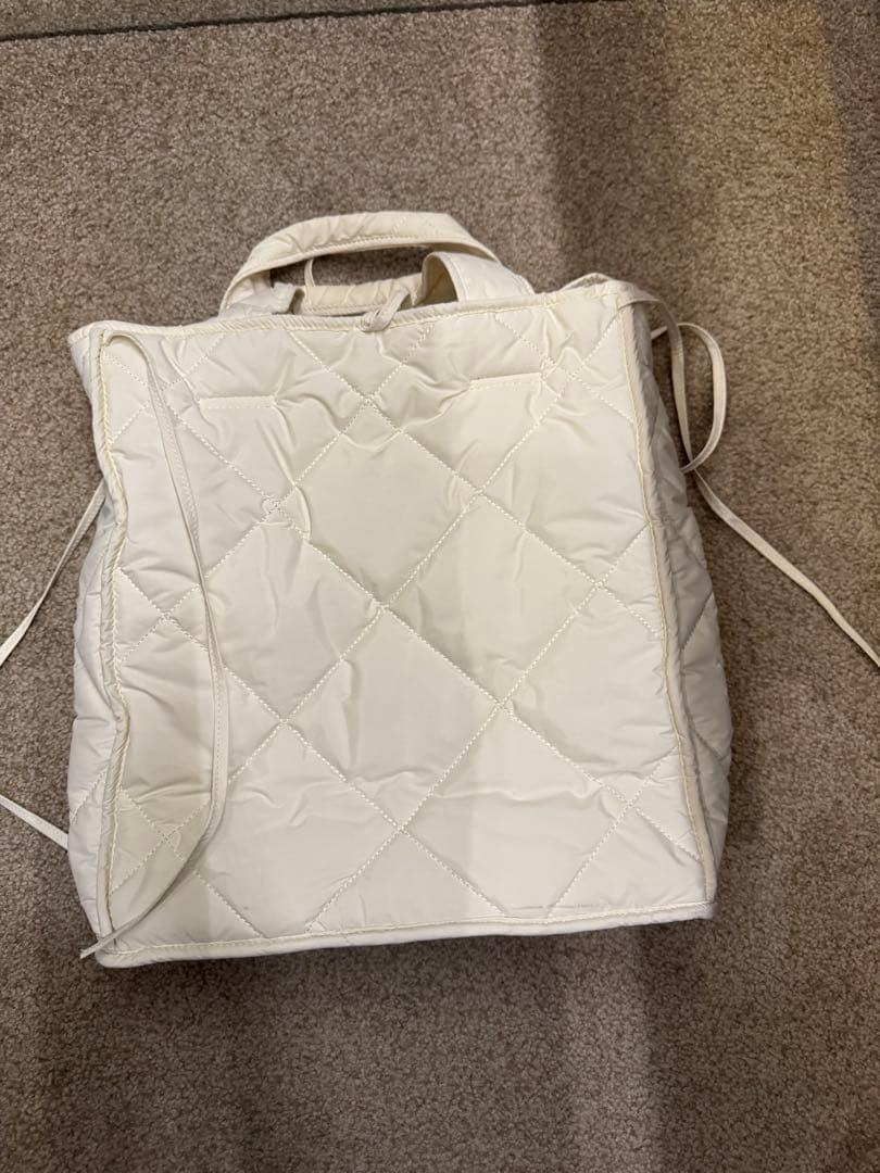 バッグ Reversi -Jacquad & quilting Bag- White