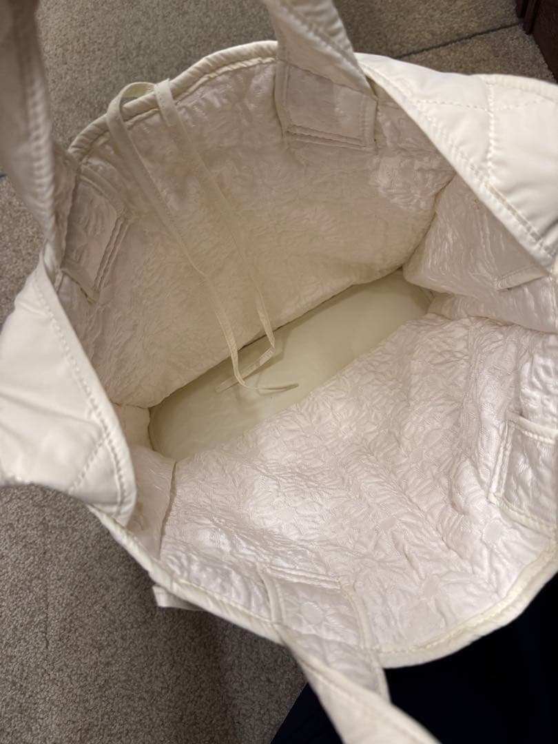 バッグ Reversi -Jacquad & quilting Bag- White