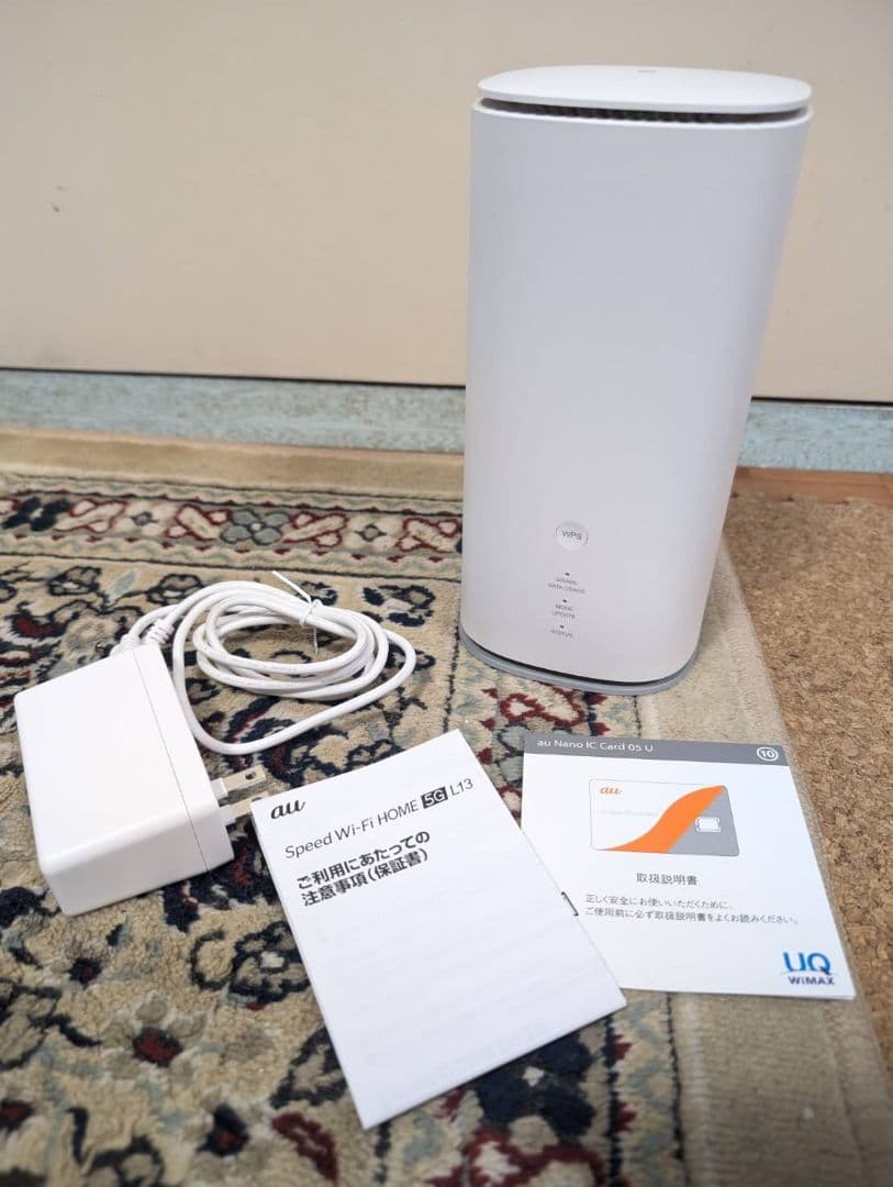 美品】 Speed Wi-Fi HOME 5G L13 WiMAX - メルカリ