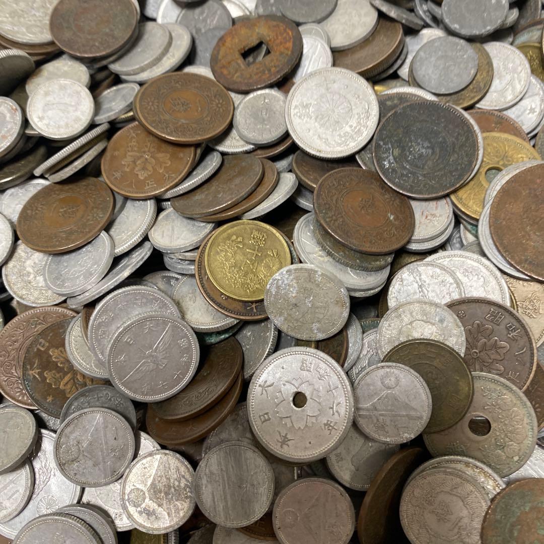 日本の古銭 明治 大正 昭和 レトロ まとめ売り 正味3.3Kg NO.52 - メルカリ