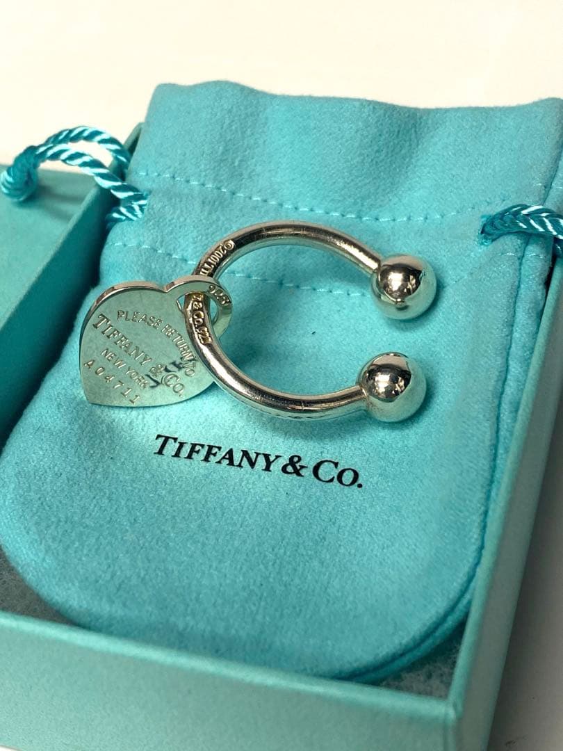 美品 定価3.7万 ティファニー ハートタグ キーリング sv925 箱 - メルカリ