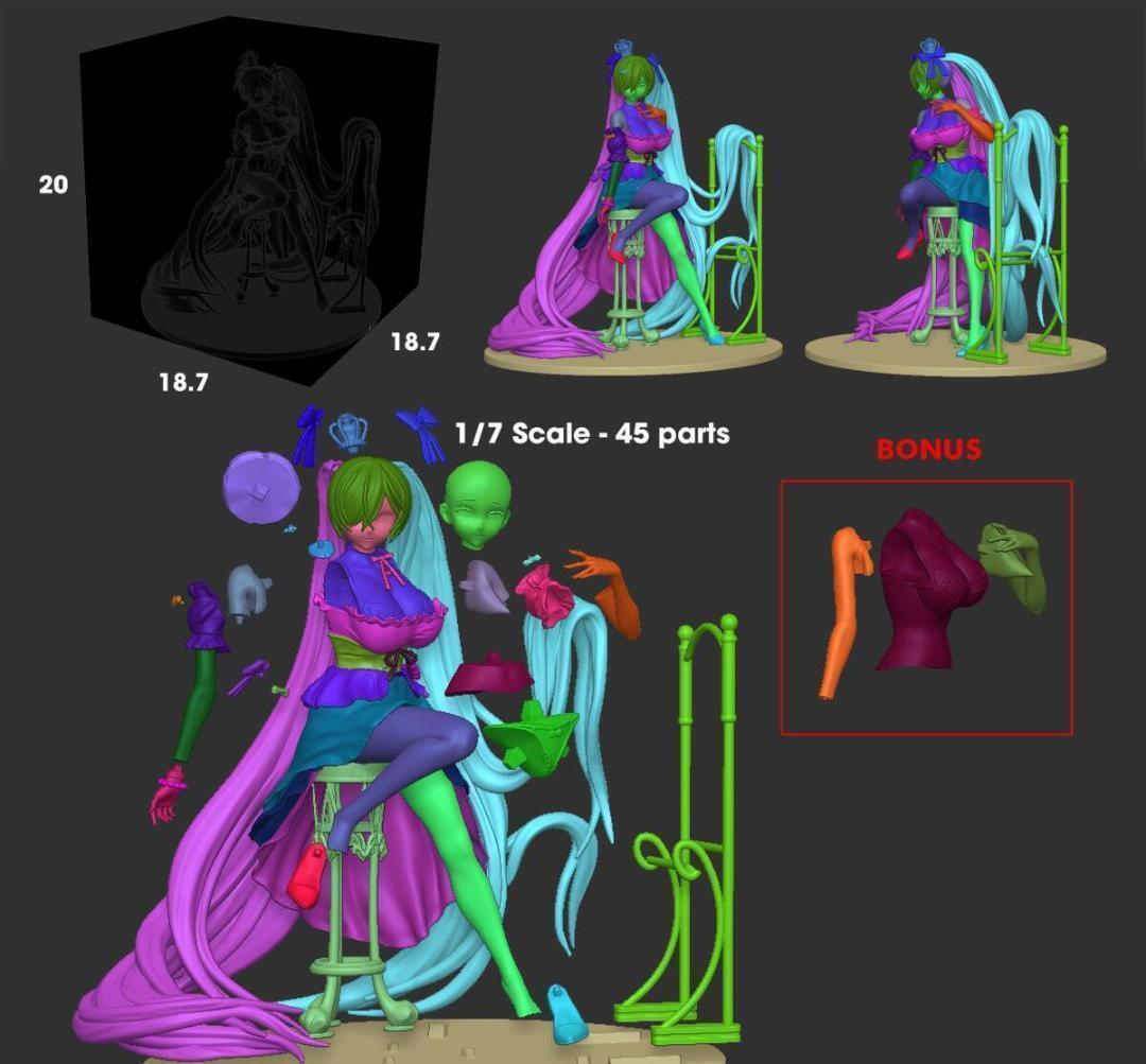 カ*リ様 シンデレラ NIKKE　勝利の女神　ニケ　1/7　20ｃｍ ガレキ 未