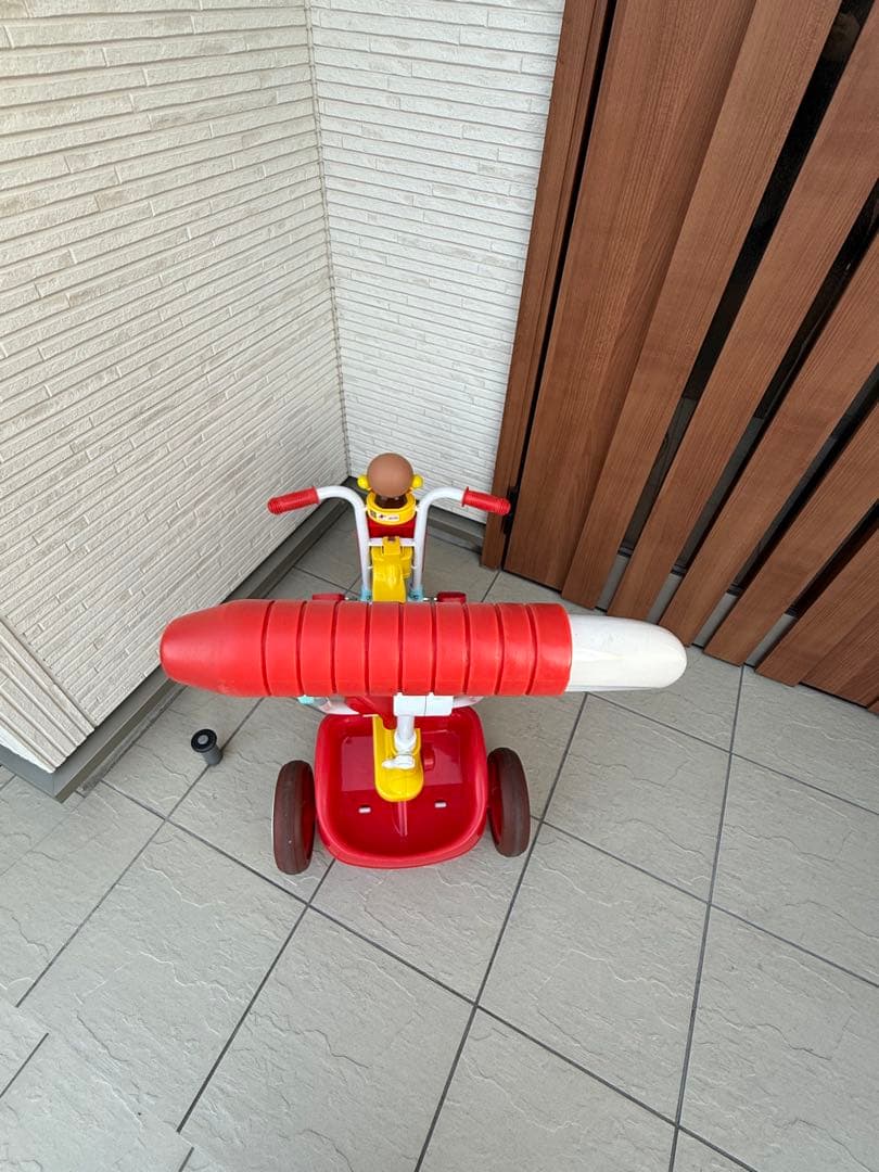 それいけ！アンパンマン オールインワンUPII 折りたたみ 三輪車　クリスマス