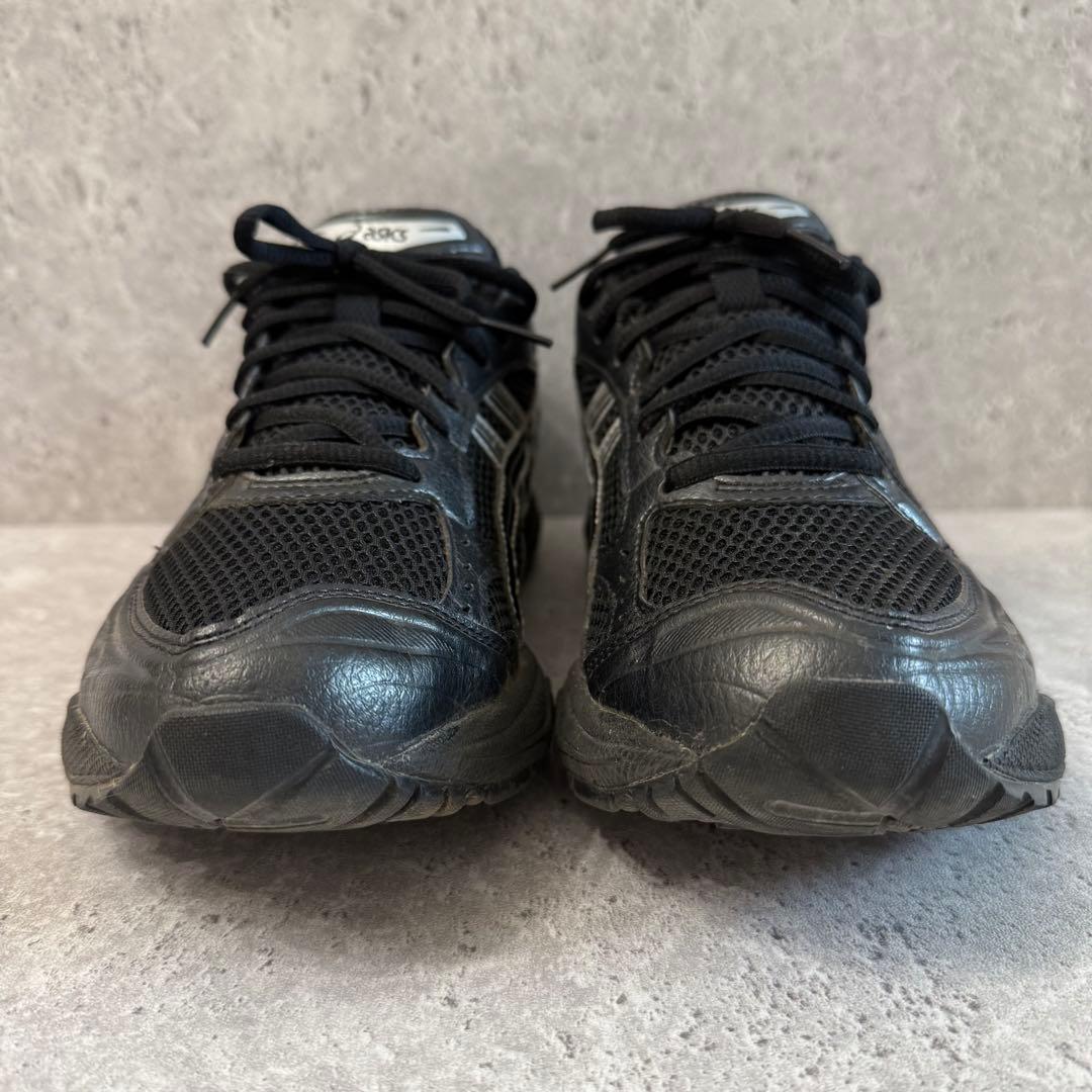 美品 アシックス GEL-KAYANO 14 ブラック×シルバー 27.5cm