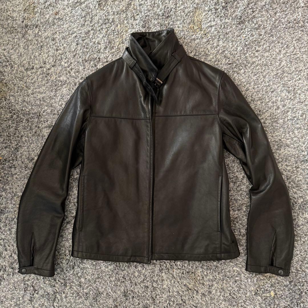CINQUANTA チンクアンタ シングルライダースジャケット 牛革 黒 46 Cinquanta【チンクアンタ】ライダースジャケットをご紹介致します